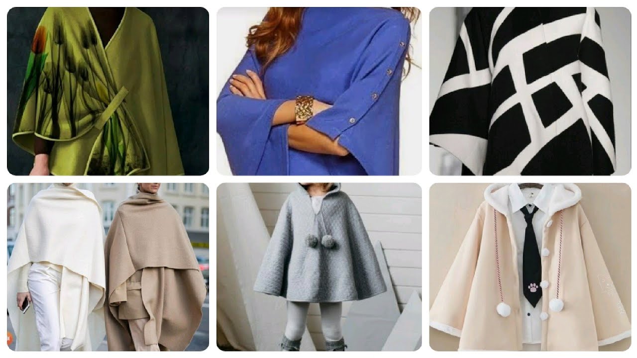 dernière tendances cape pour l hiver femme enfant#تشكيلة راقية#كاب#موضة خريف شتاء