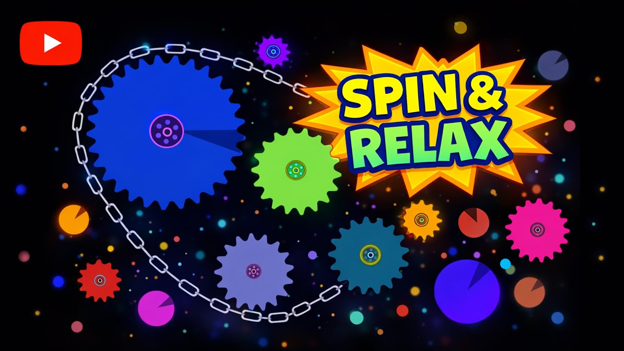 Spinning Gears & Shapes for Kids 👶 | Calm & Relaxing Motion Video