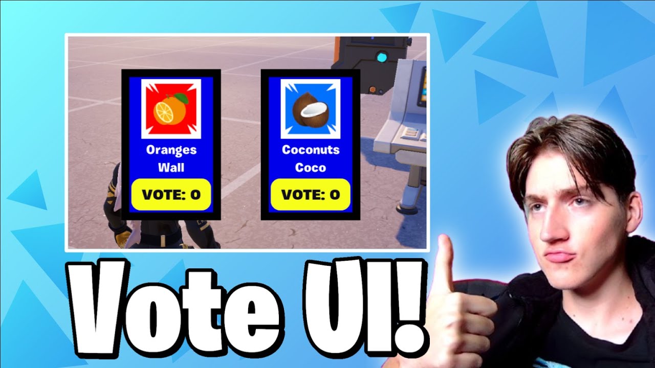 Tutorial: Design a Voting UI in Verse/UEFN