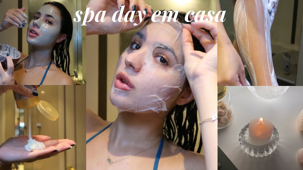 fiz um SPA DAY em casa! cabelo, pele, unha etc 🧖‍♀️