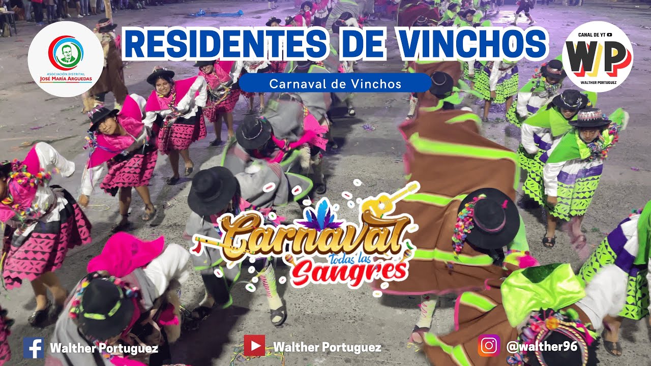 Residentes de Vinchos | Carnaval de Vinchos | Carnaval todas las Sangres 2025 |