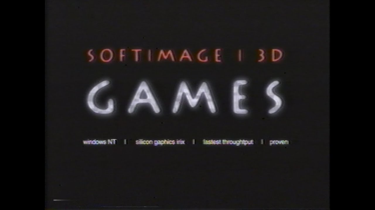 SoftImage Game Deveopment Environment DemoReel 1997