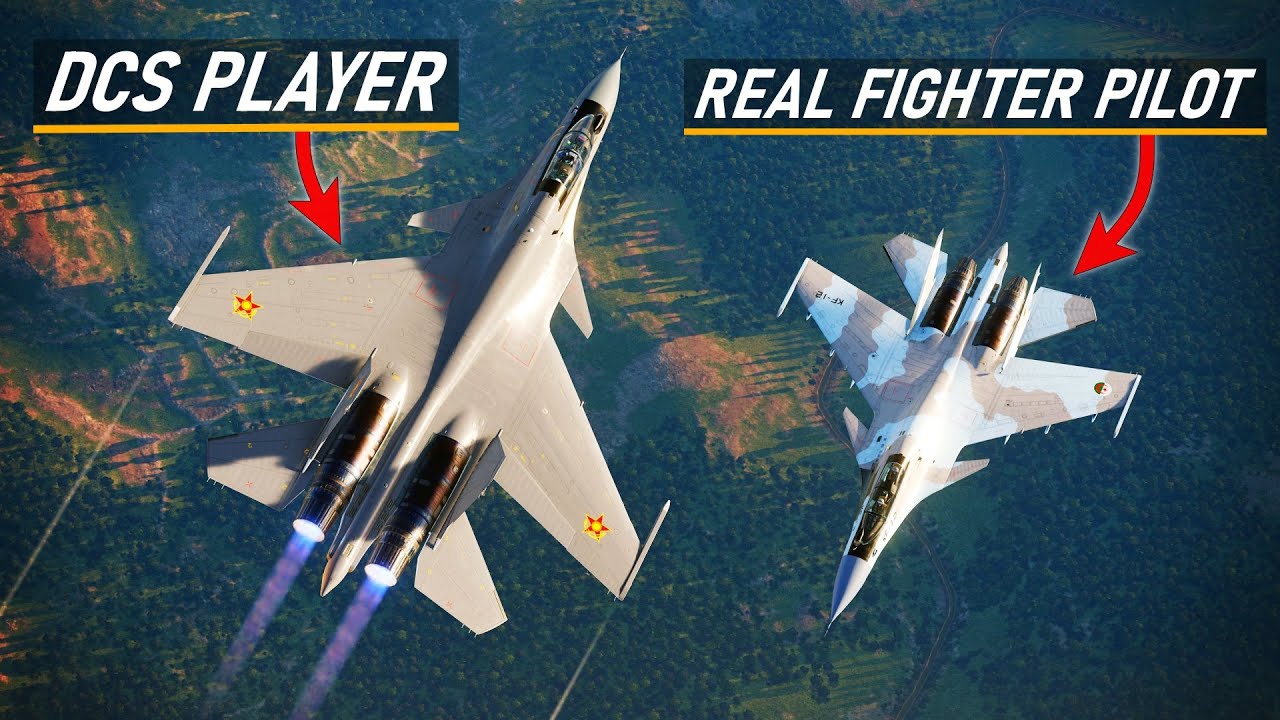Su-30 THRUST VECTORING: Real Fighter Pilot Vs DCS Player | Su-30SM Vs Su-30MKA