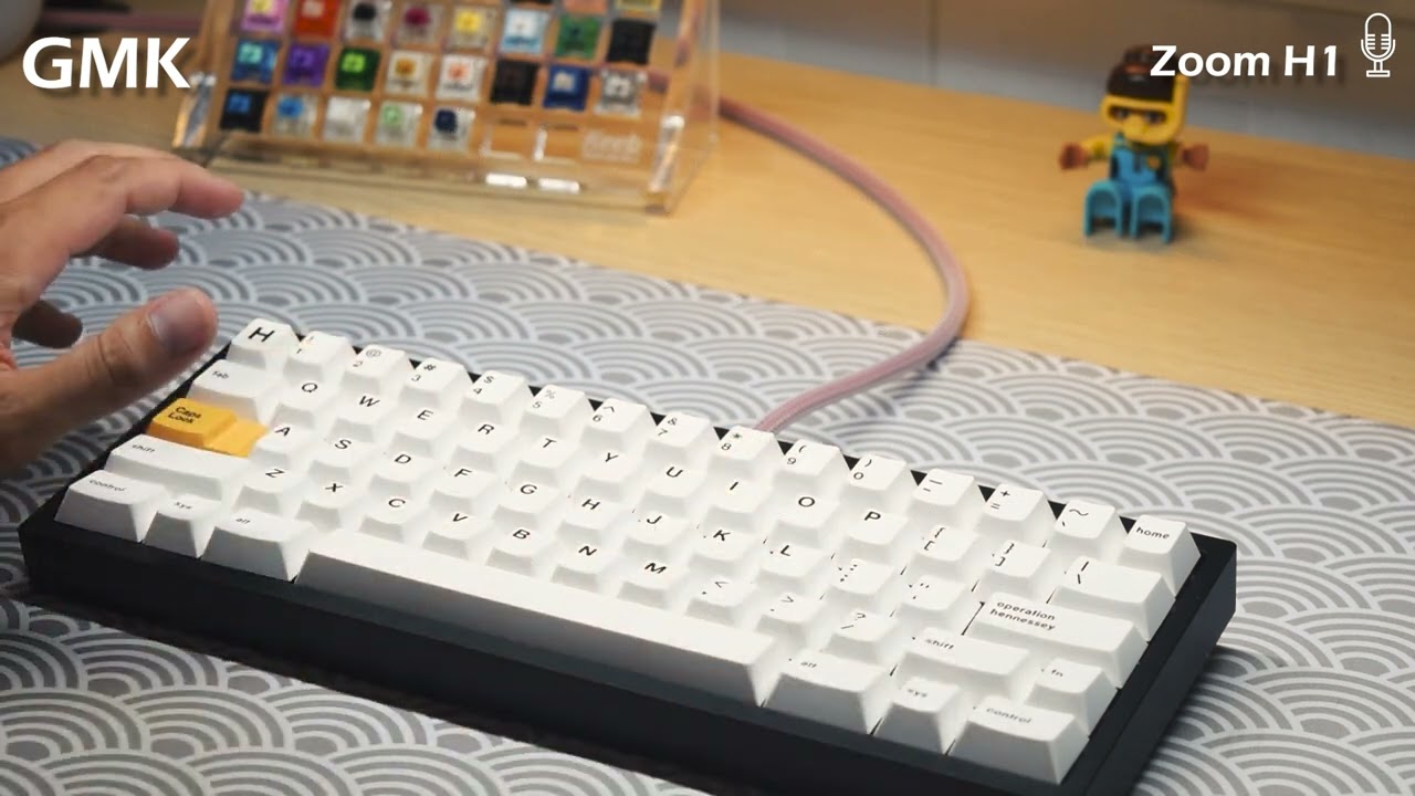 Keycap Sound Comparison (JTK vs GMK, CRP vs XMI)
