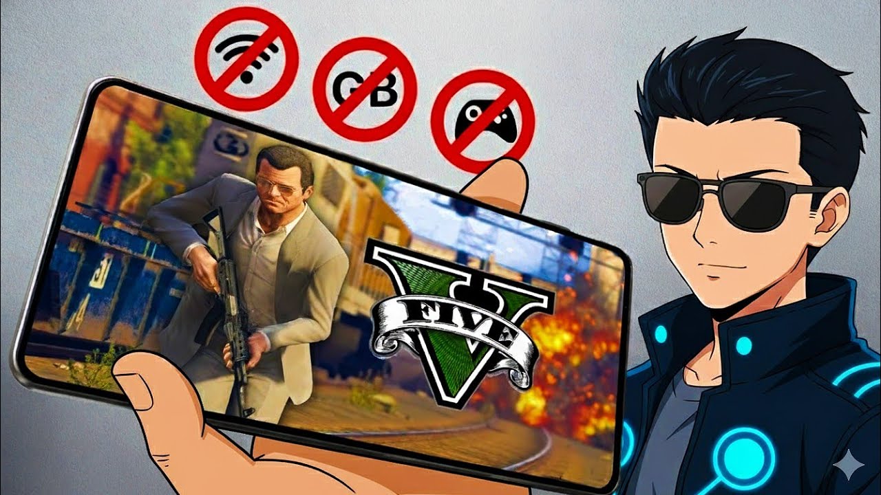 How to download GTA V in Mobile ||Mobile me GTA V kaise khele || Games Topic ! (#3)