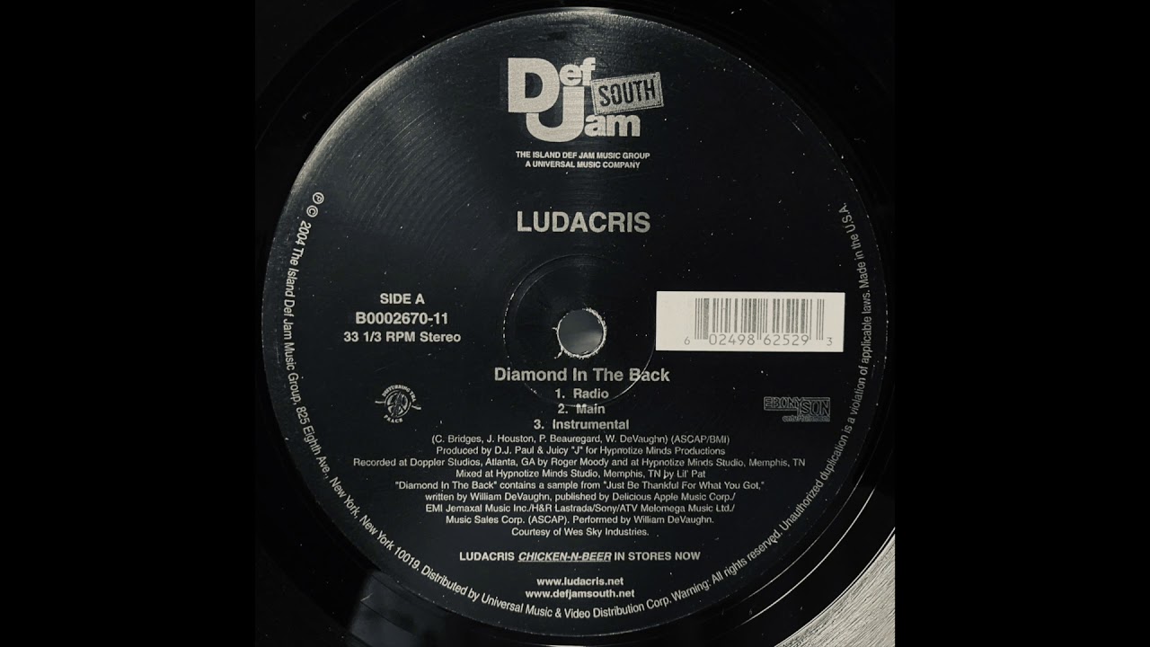 Diamond in the Back (instrumental) / Ludacris