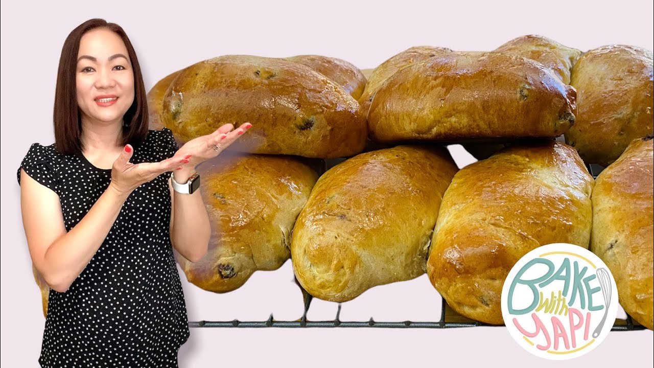 SWEET RAISIN BUNS USING BREAD MACHINE/BakeWithYapi