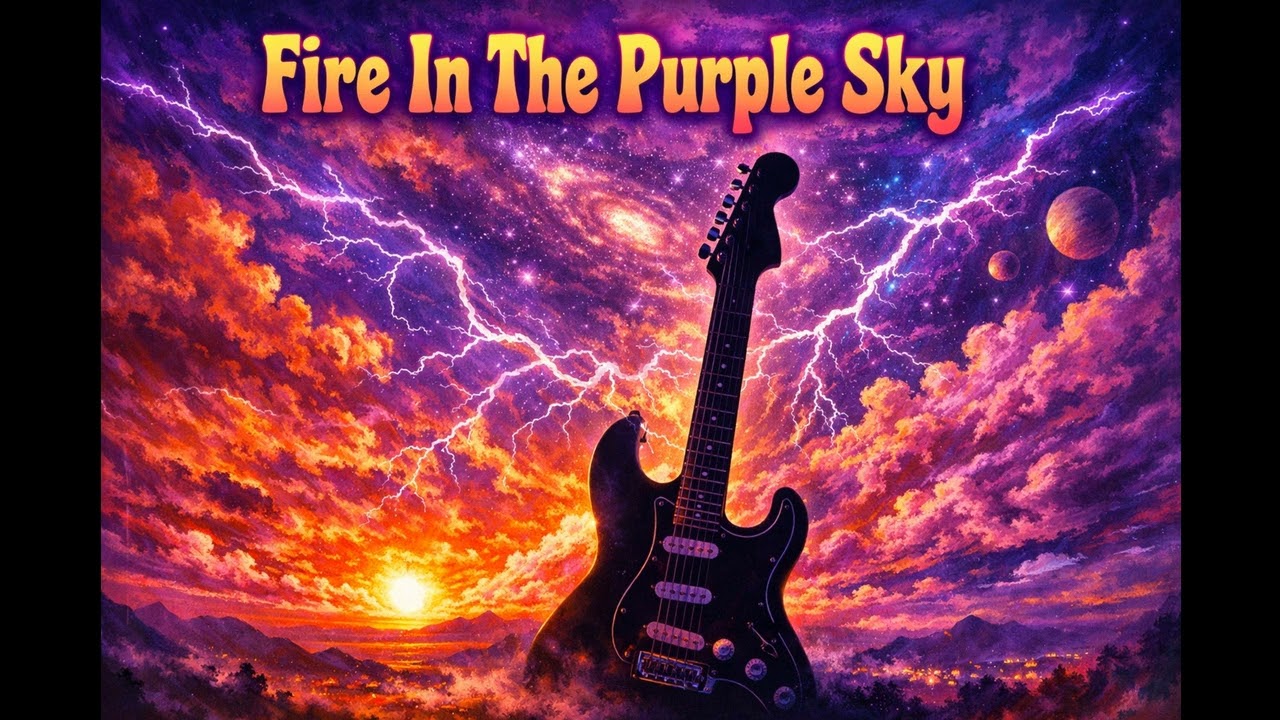 Fire In The Purple Sky | Jimi Hendrix Inspired Psychedelic Rock Song