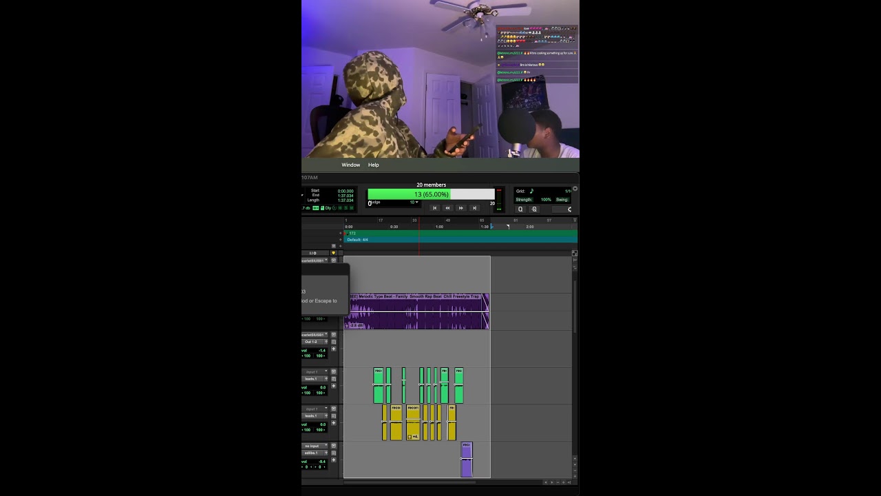 making a song join chat 18k SUBS?!!