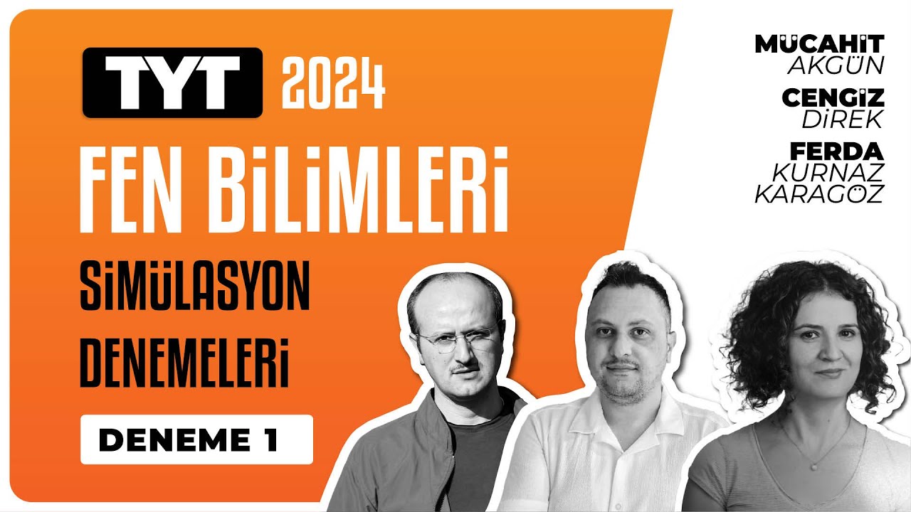 TYT Fen Bilimleri Simülasyon Denemeleri Deneme 01 Soru Çözümleri