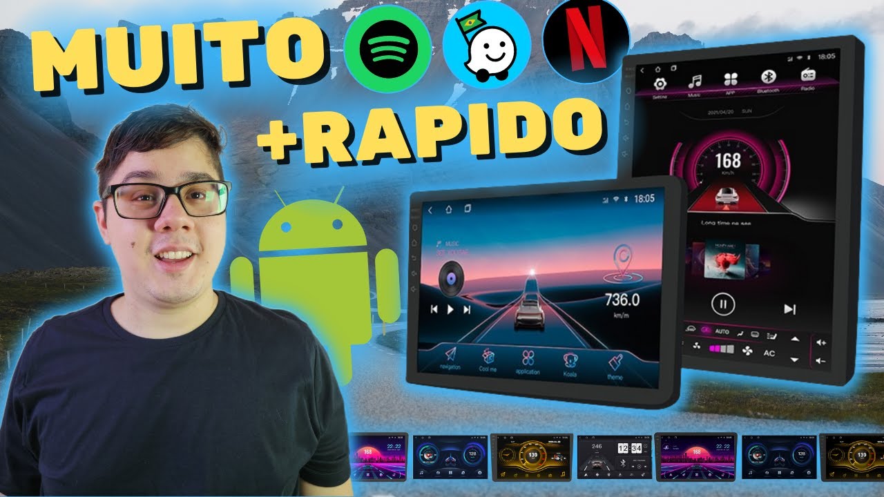 INCRÍVEL! MELHORE O VISUAL DA SUA MULTIMIDIA ANDROID! A MELHOR LAUNCHER EM 2023