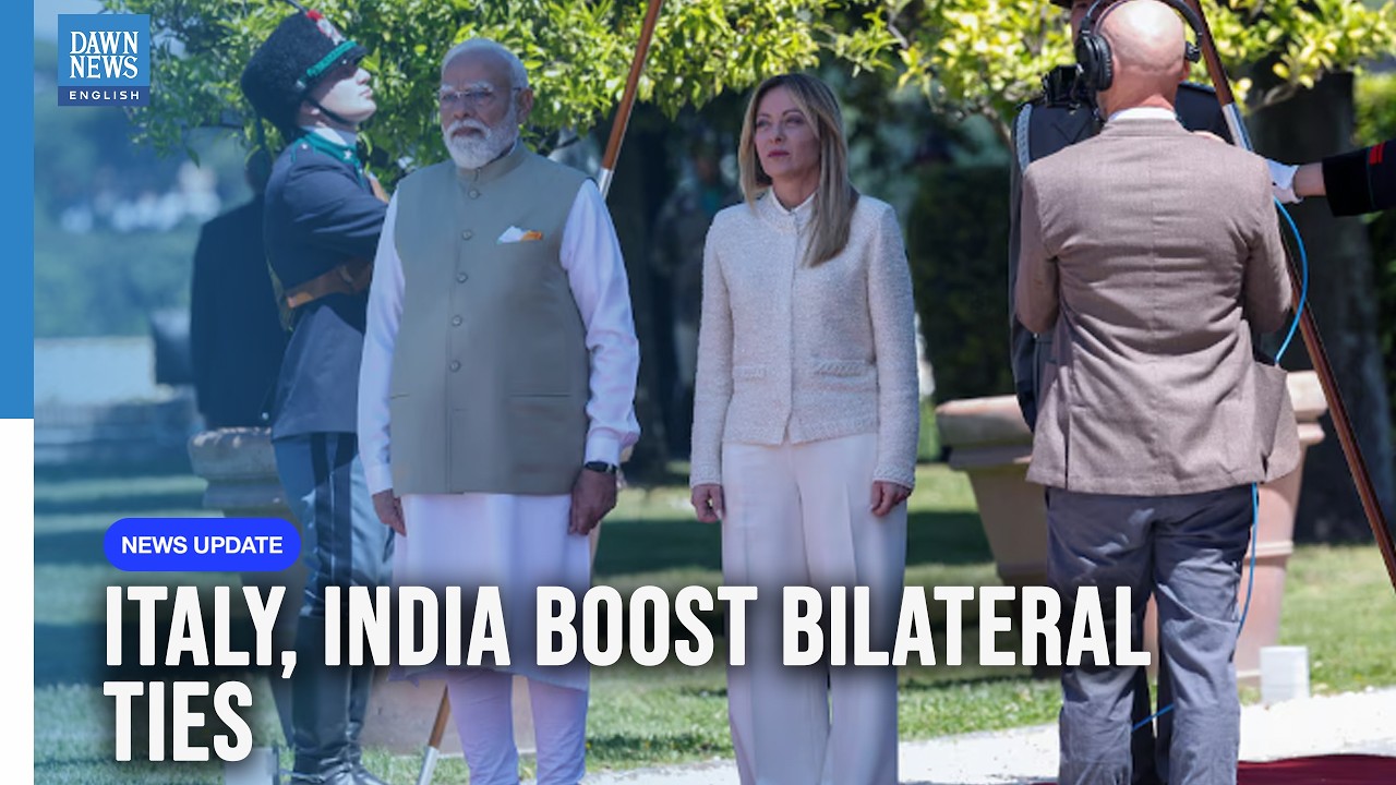 Italy and India Upgrade Ties During Prime Minister Modi&rsquo;s Rome Visit | Dawn News English