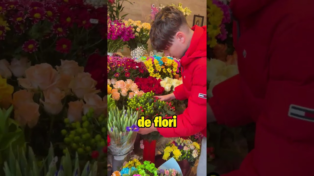 C&acirc;te flori sunt &icirc;ntr-o florarie?