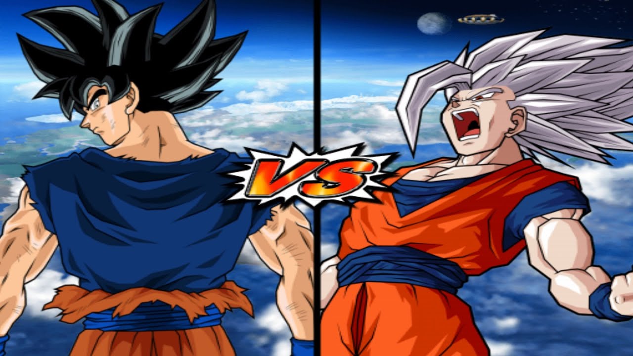 DBZ BT4: Goku Ultra Instinct VS Gohan Beast (Red Potara)