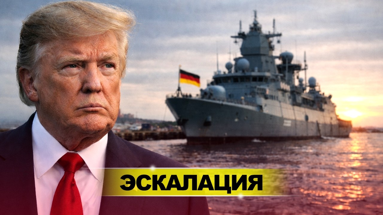 ТРАМП ИДЁТ ДО КОНЦА / ФЛОТ ГЕРМАНИИ В МОРЕ — ЕВРОПА ВТЯГИВАЕТСЯ?