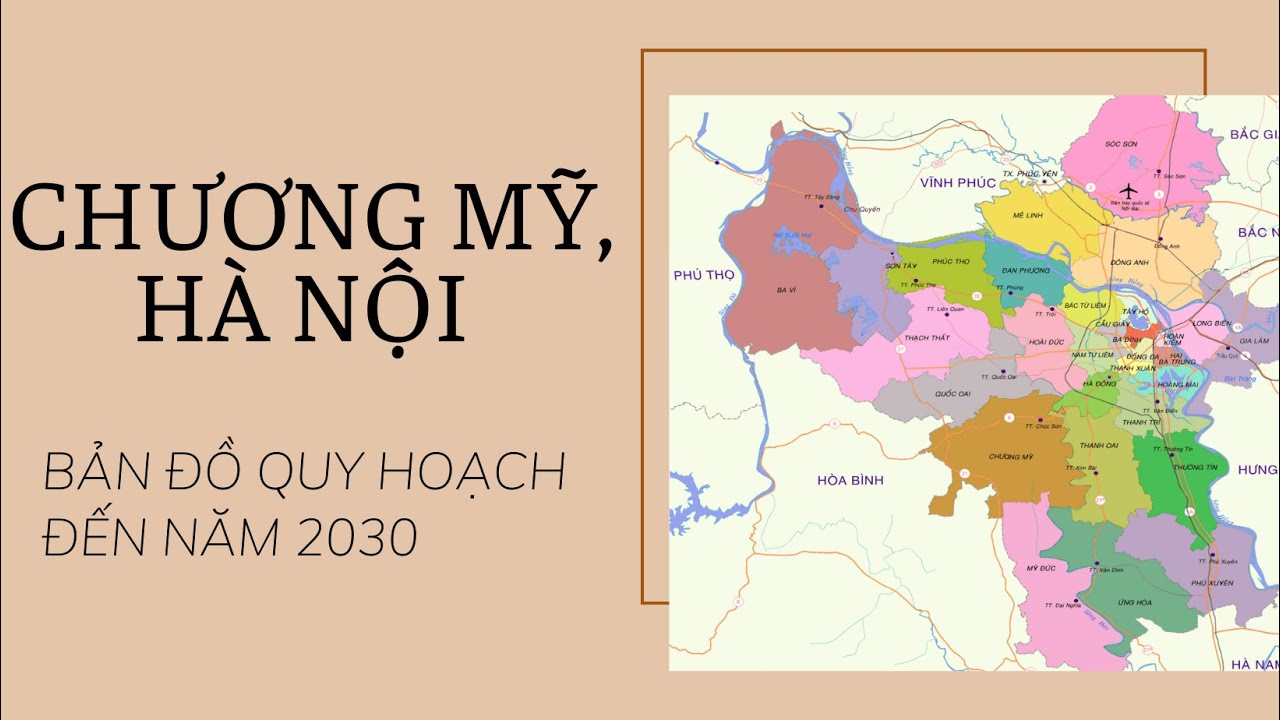 Bản Đồ Quy Hoạch Sử Dụng Đất Huyện Chương Mỹ, Hà Nội Năm 2030 | Kiểm Tra Đất Đai Dính Quy Hoạch