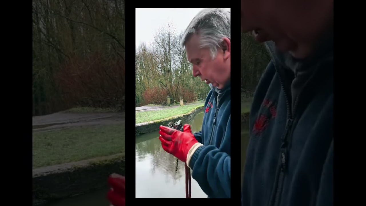 Is it from a ufo?  Magnet fishing finds #magnetfishing #ufo