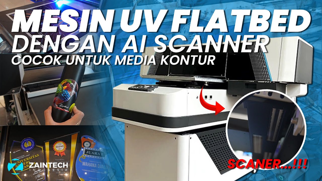 Cuma 1 Mesin Bisa Hasilkan Banyak Jenis Merchandise Custom...!!!, Mesin UV Flatbed Emeric ER-6090