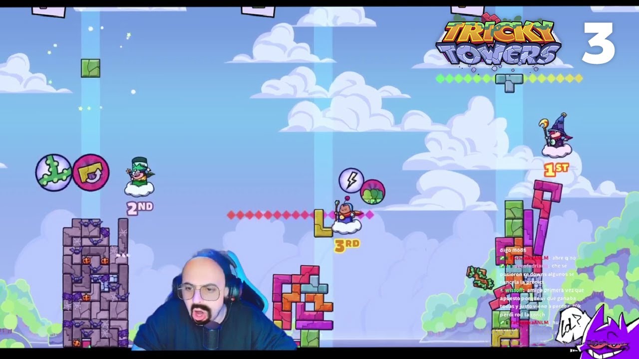 Rodsquare juega Tricky Towers #3 (con Nacho y Schapira)
