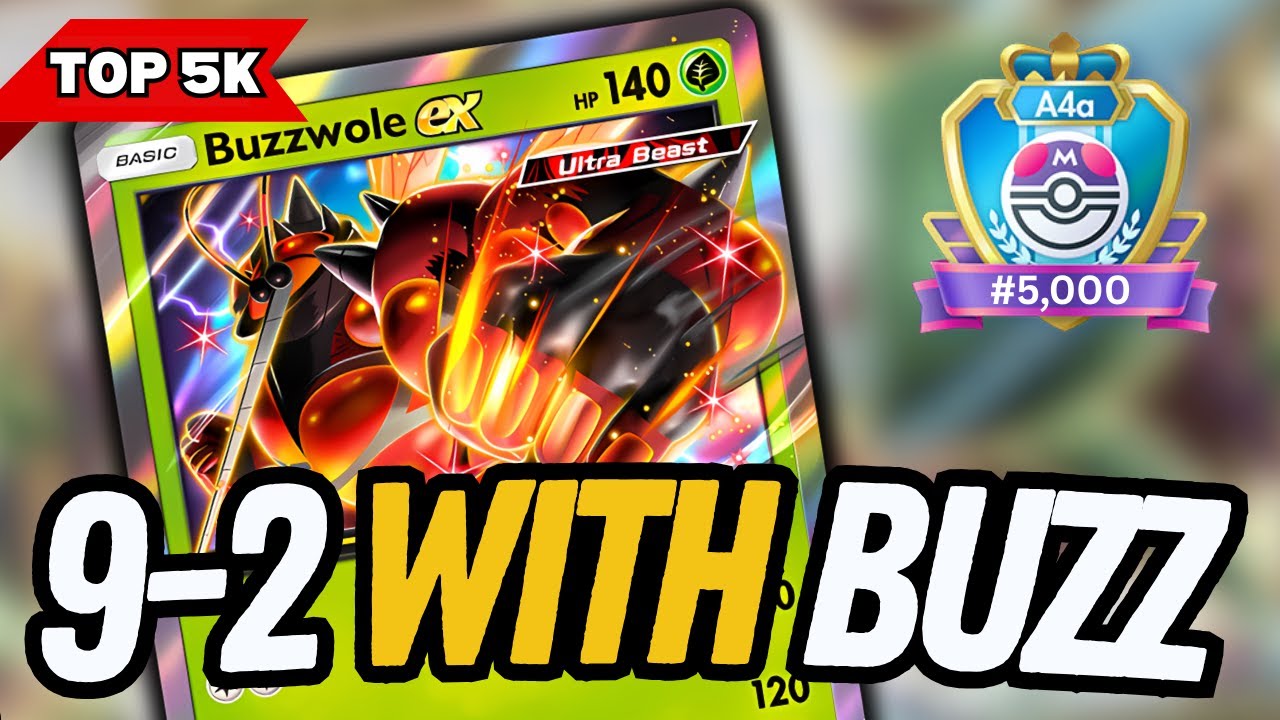 This BUZZWOLE Deck got Top 5k Masterball FAST  | Pokemon TCG Pocket