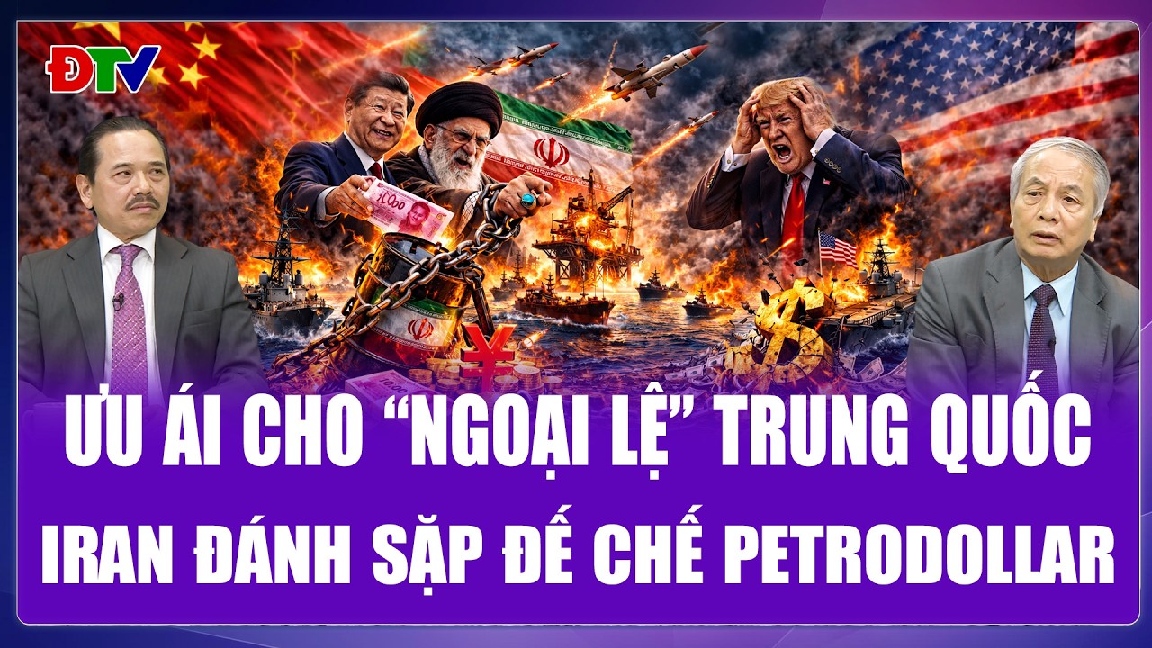 TIÊU ĐIỂM QUỐC TẾ: Iran trói chặt vũ khí giúp Mỹ thống trị thế giới, đánh sập đế chế petrodollar