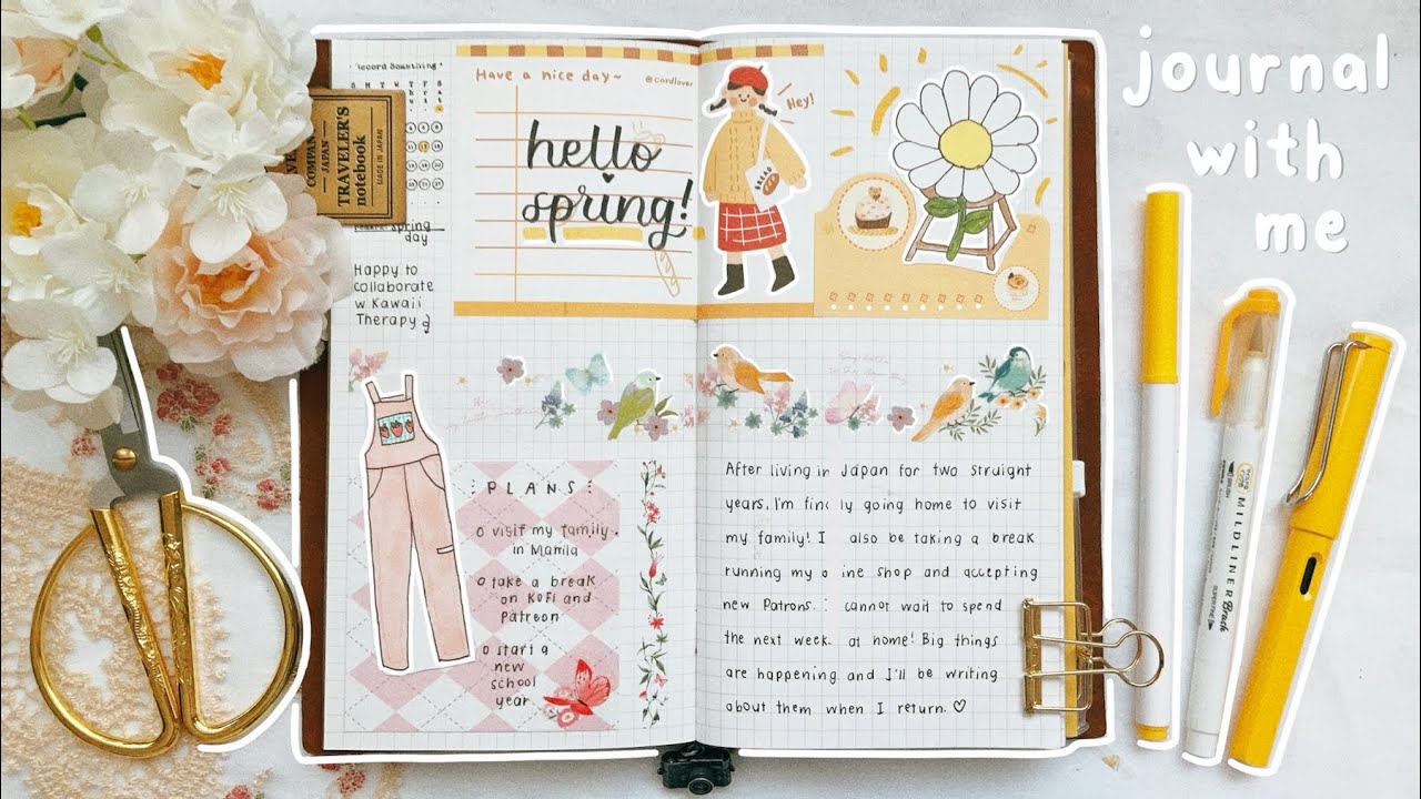 journal with me ft. KAWAII THERAPY 🌻