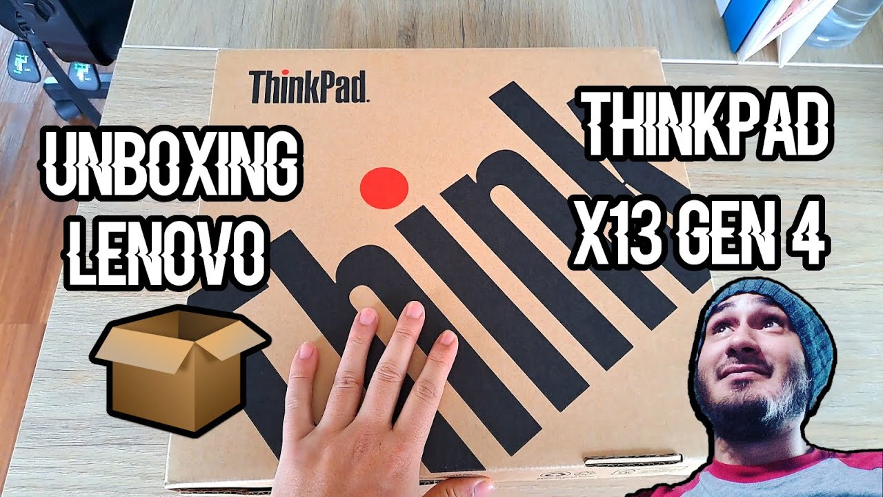 UNBOXING LENOVO THINKPAD X13 GEN 4 - INTEL CORE I7-1355U 😎👌👍