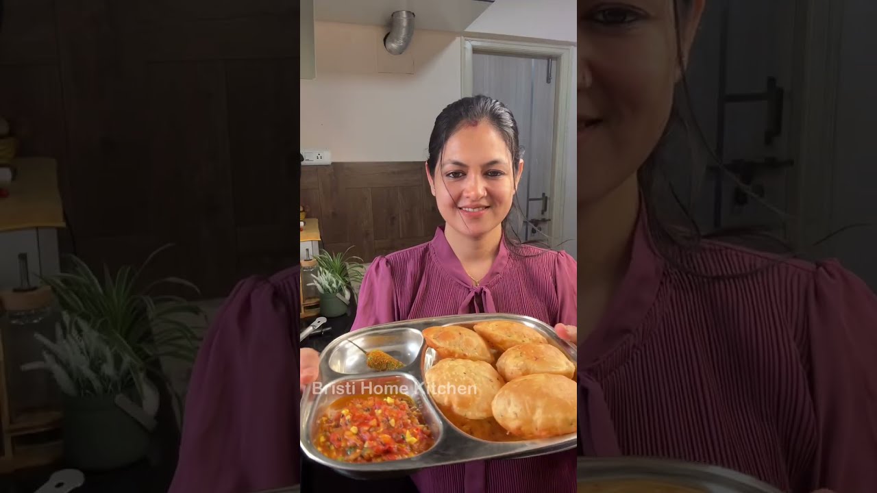 Muli puri & lehsuni tamatar chutney |हर दूसरे दिन बनाना पङता है,सबको इतना पसंद आता है |
