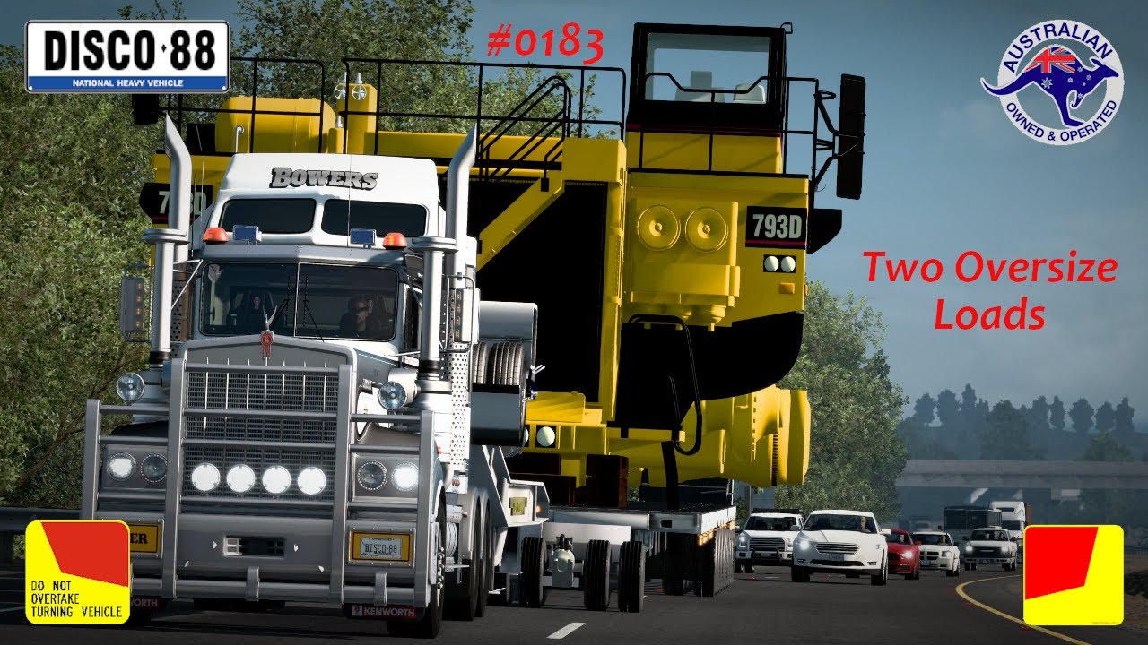 American Truck Simulator - 0183 Two Oversize Loads