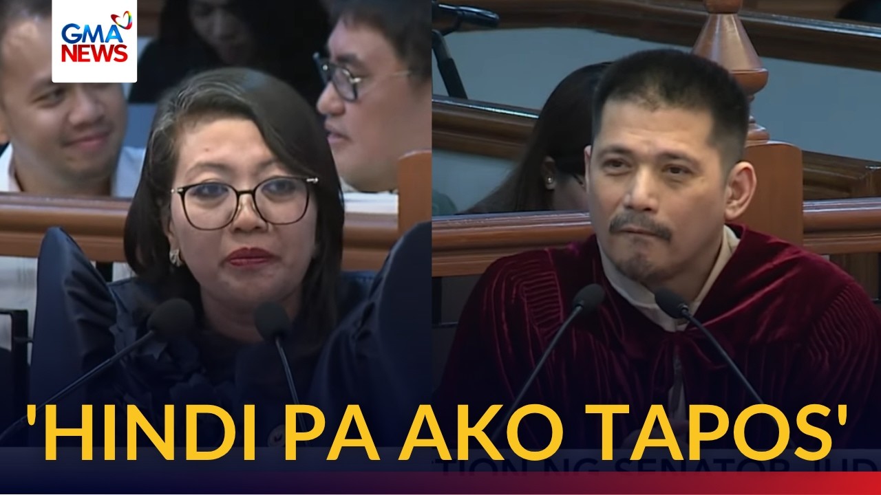 'Hindi pa ako tapos' - Sen.-Judge Robin Padilla kay lead prosecutor Gerville Luistro | GMA News