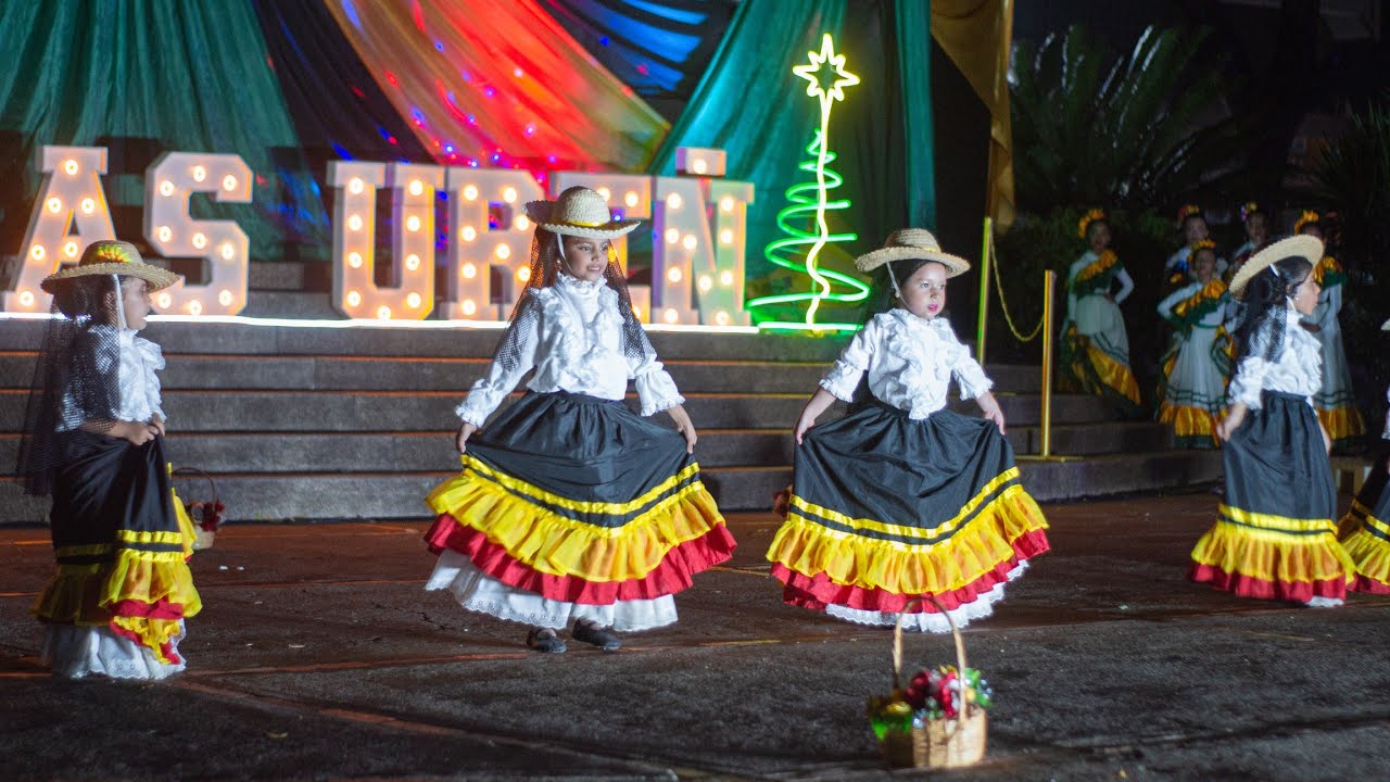 Bambuco andino - Grupo mini - Escuela de Formación Danzas Ureña