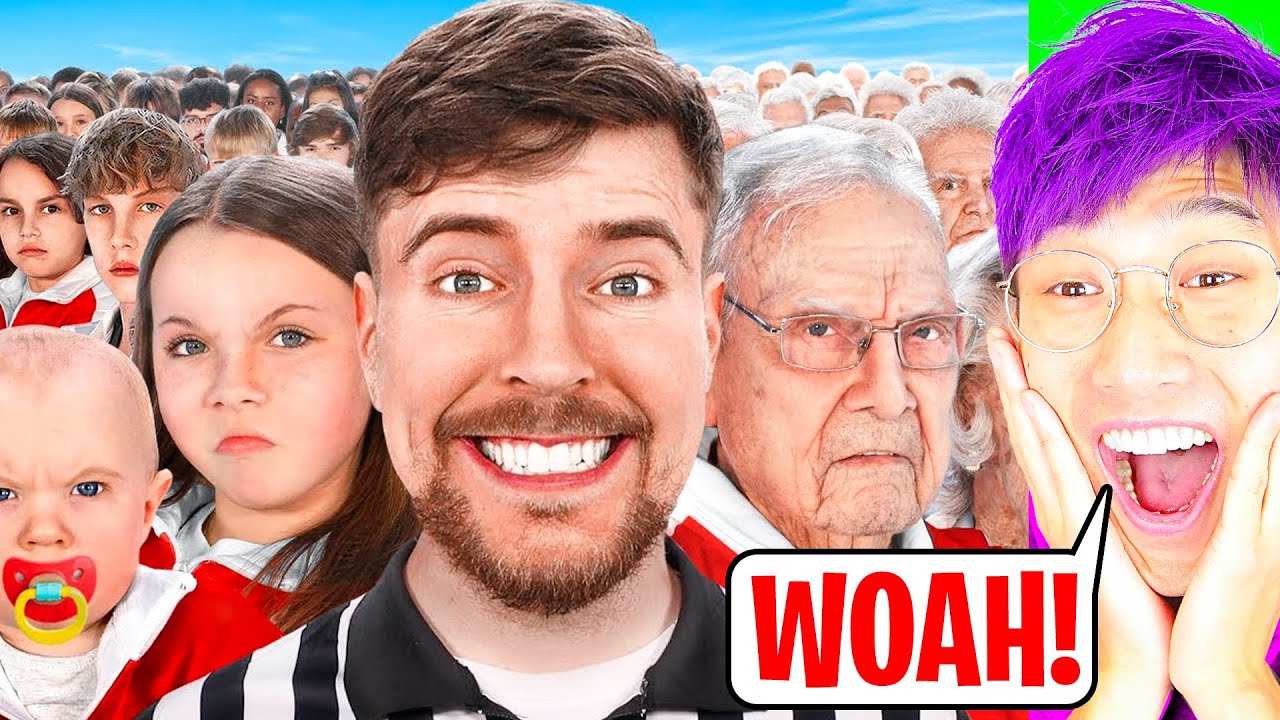 LANKYBOX Реагирует на MrBEAST ВОЗРАСТЫ 1 - 100 БОРЬБА ЗА $500,000!? (СУМАСШЕДШИЙ КОНЕЦ)