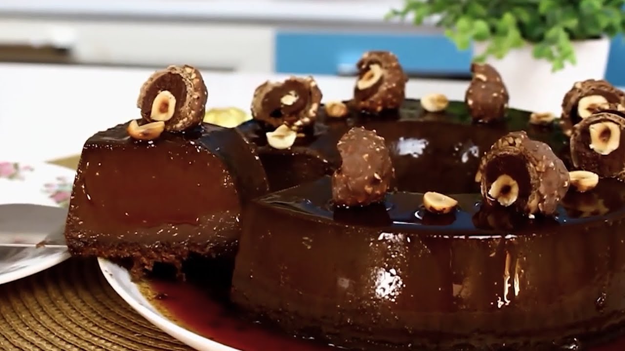 PUDIM ESPECIAL FERRERO ROCHER  - CHEF LÉO OLIVEIRA