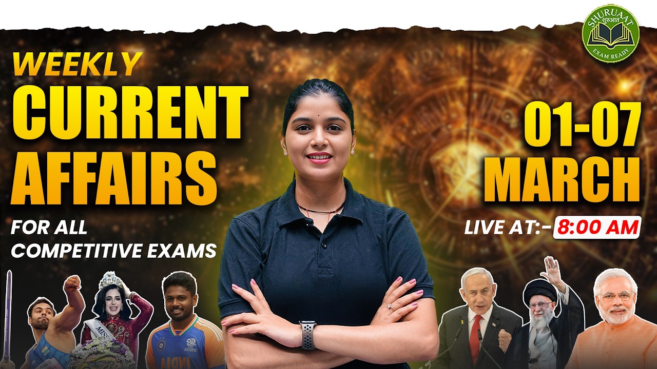 Weekly Current Affairs 2026 | Current Affairs Today | Current Affairs By Shubham Grover