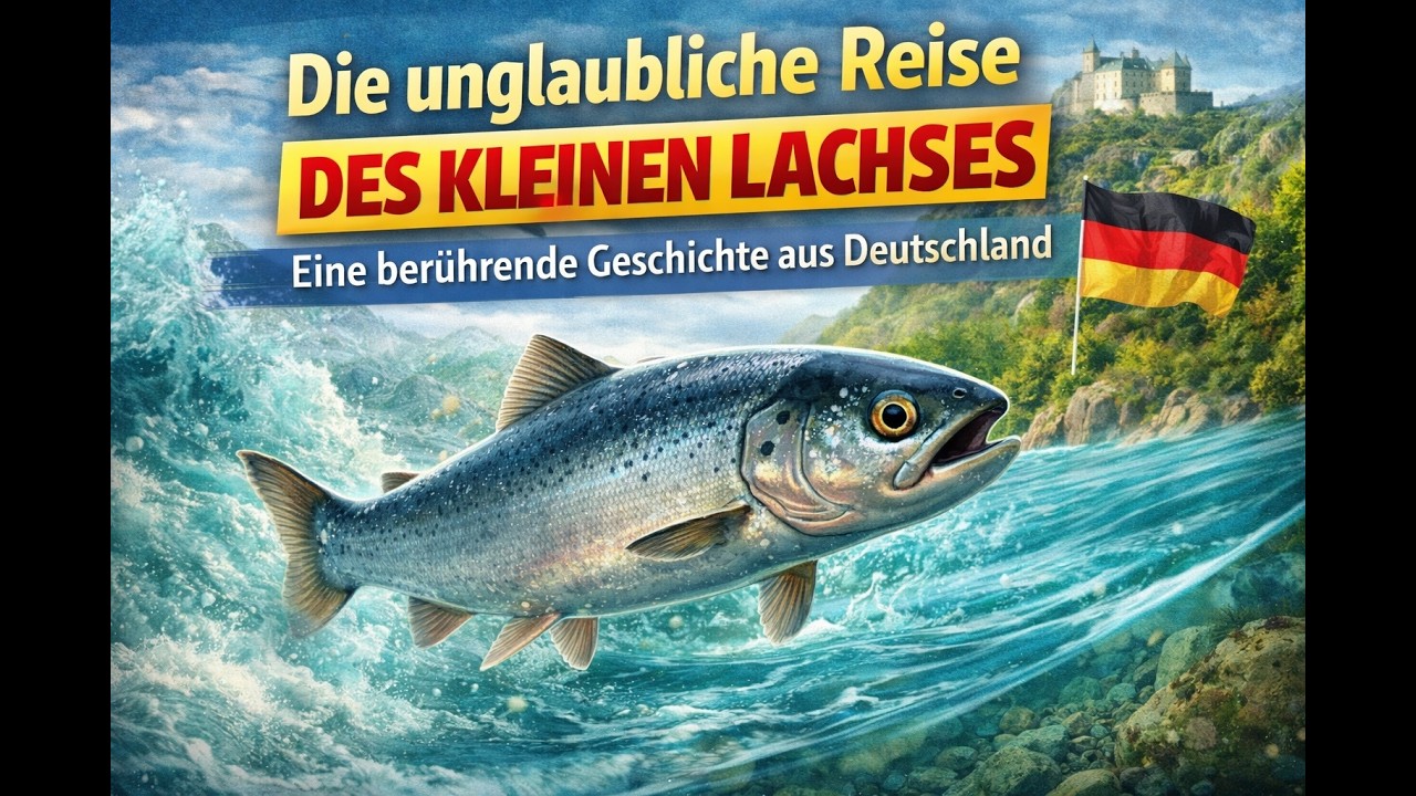 Die unglaubliche Reise des kleinen Lachses – Eine berührende Geschichte aus Deutschland 🇩🇪#deutsch