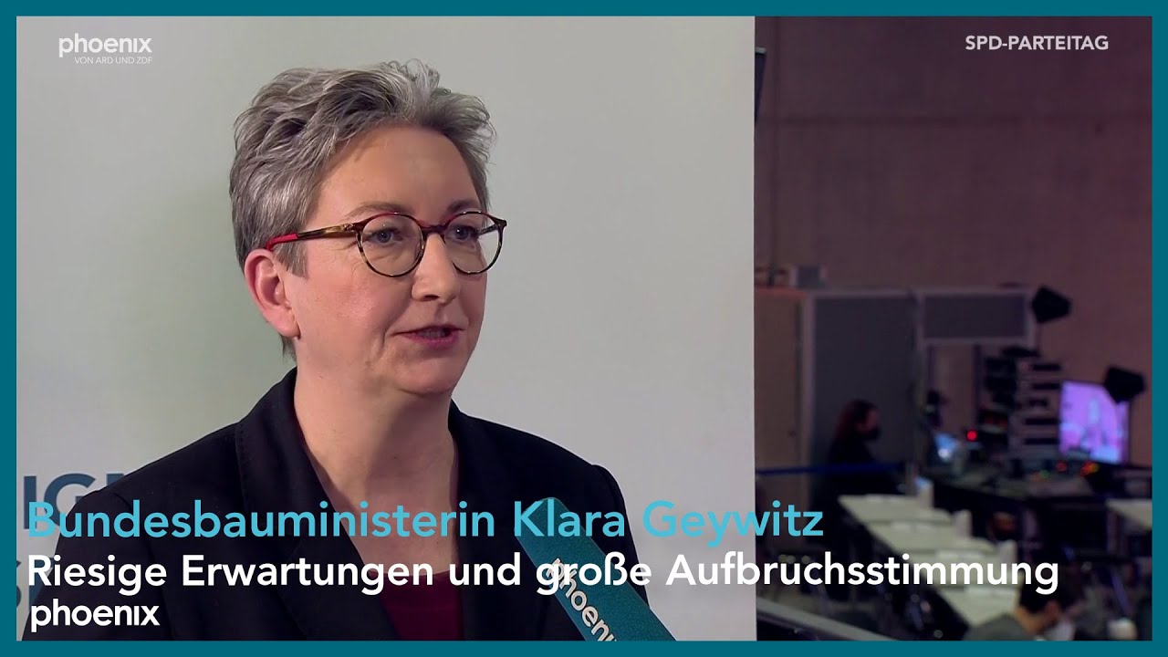 SPD-Parteitag: Interview mit Klara Geywitz