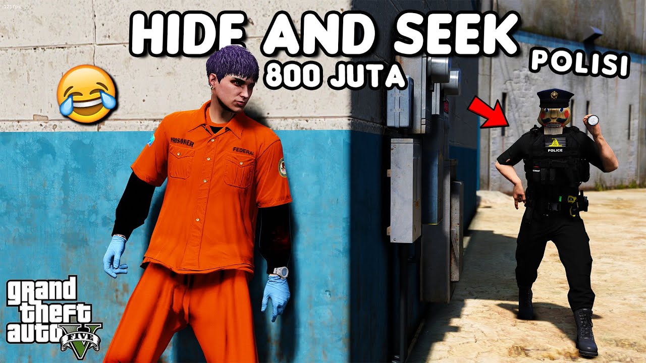 HIDE AND SEEK 800 JUTA MENJADI POLISI - GTA 5 ROLEPLAY