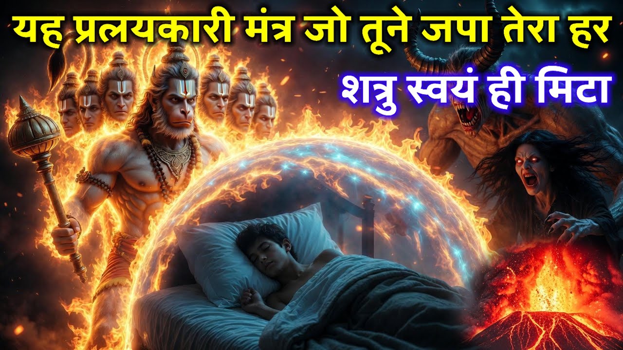 11 मुखी हनुमान प्रलयकरी मंत्र | शत्रु संहार ज्वालामुखी मंत्र |Powerfu #hanumanmantra 