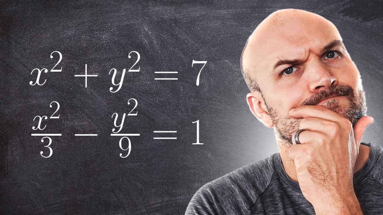 Where do the Circle and Hyperbola Cross
