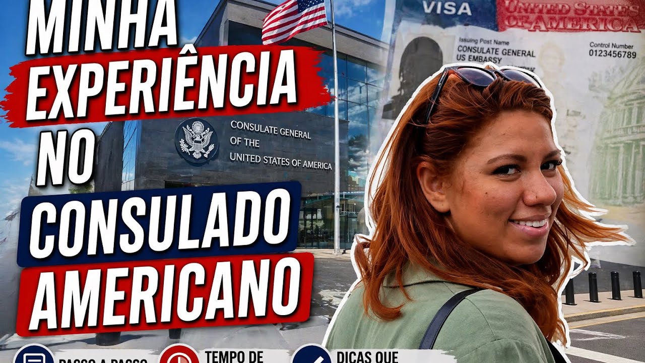Nossa entrevista no consulado americano 🇺🇸