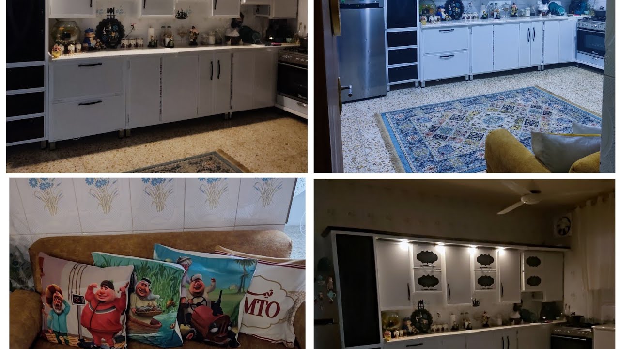 تنظيف المطبخ بعد. السحور. وتبخير البيت والنتيجه النهائيه روعه