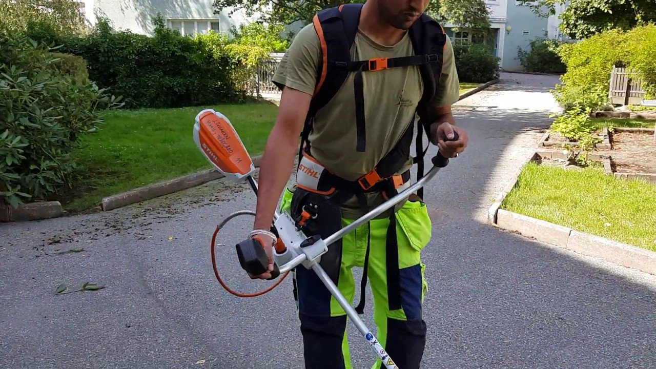 SWEDEN - STIHL battery-operated AR 2000 - FSA 130 trimmer! @MasterWorkers