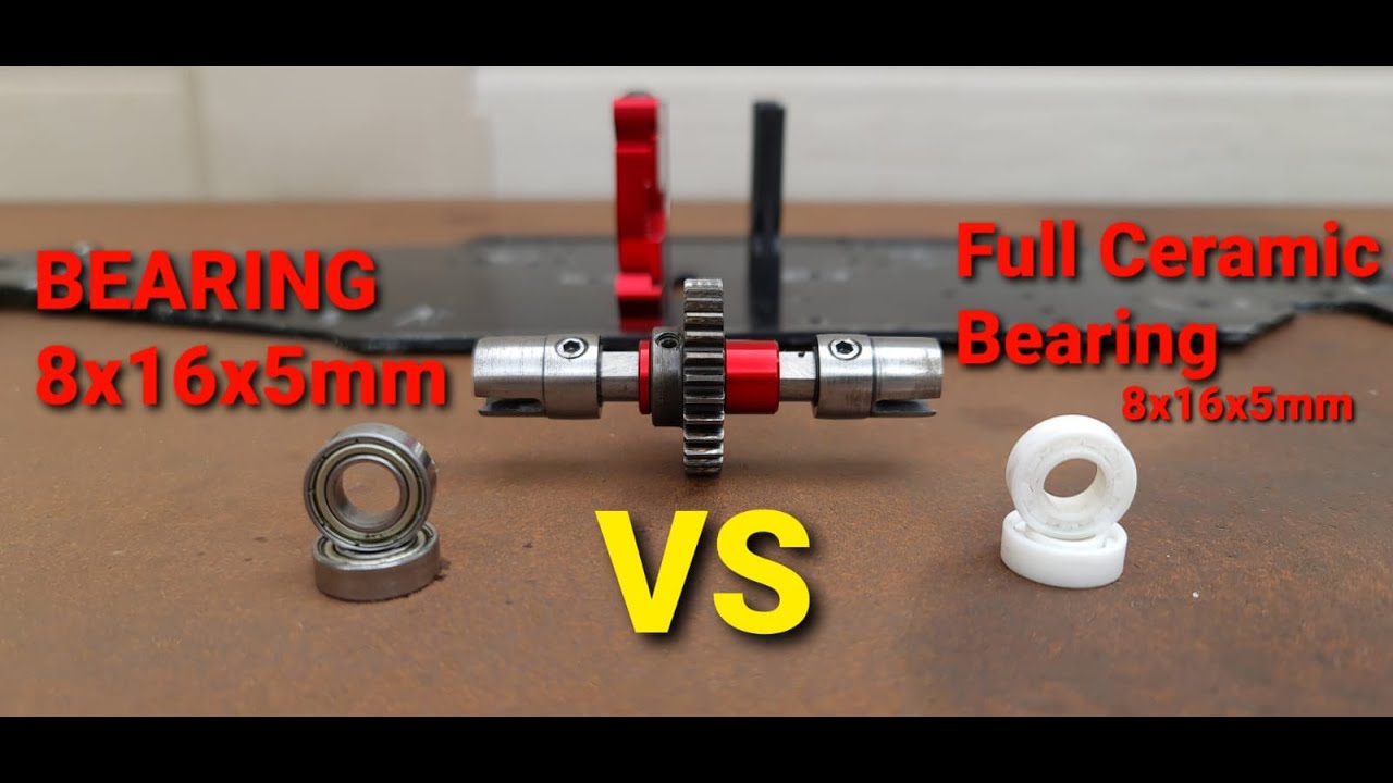 BEARING VS FULL CERAMIC BEARING SPOOL GEAR ARRMA