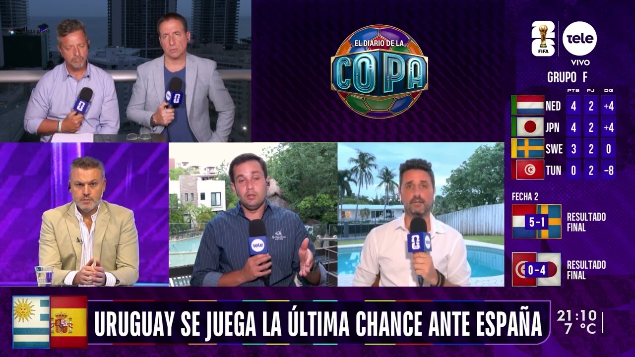 #ElDiarioDeLaCopa 📺 Uruguay se juega la &uacute;ltima chance ante Espa&ntilde;a