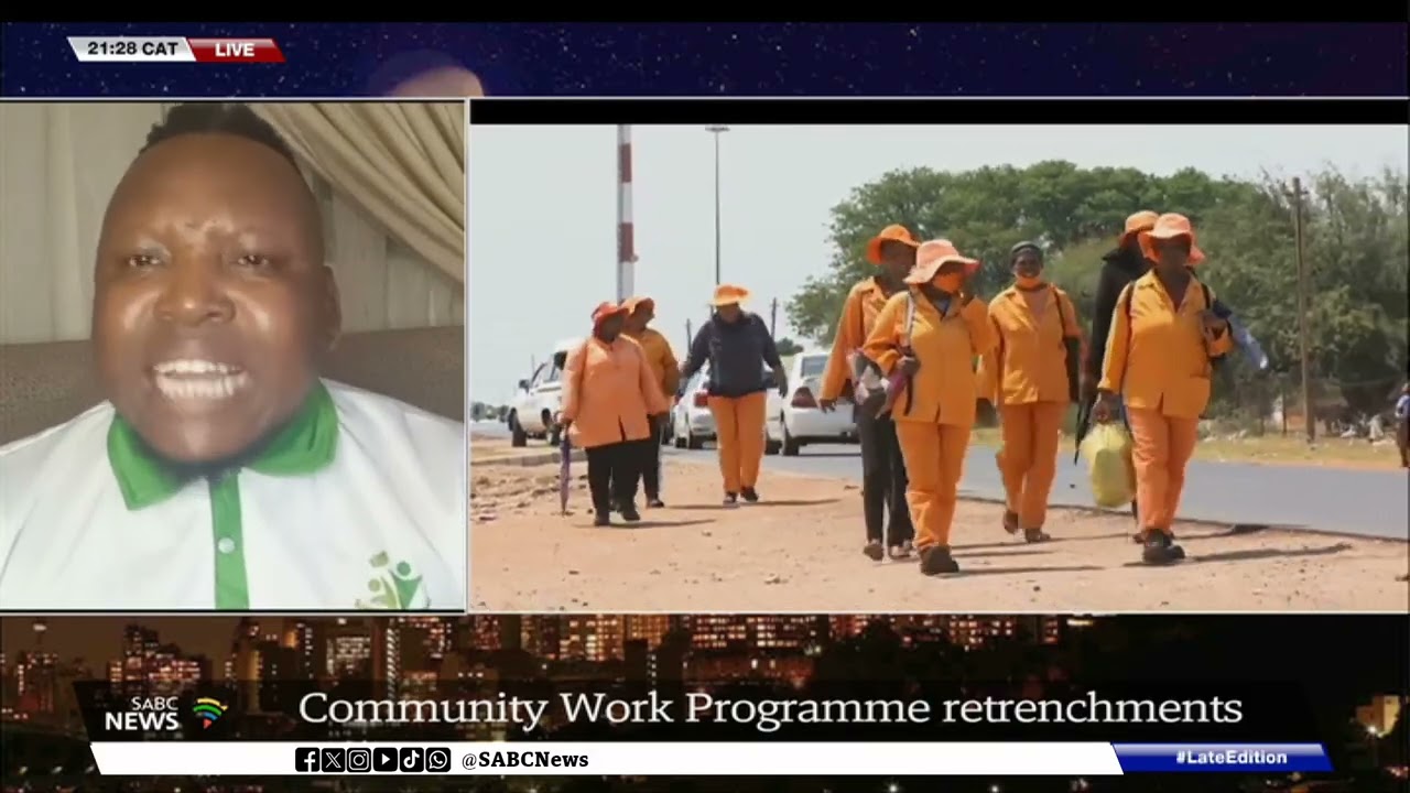 Community Work Programme retrenchments - Tebogo Mashilompane