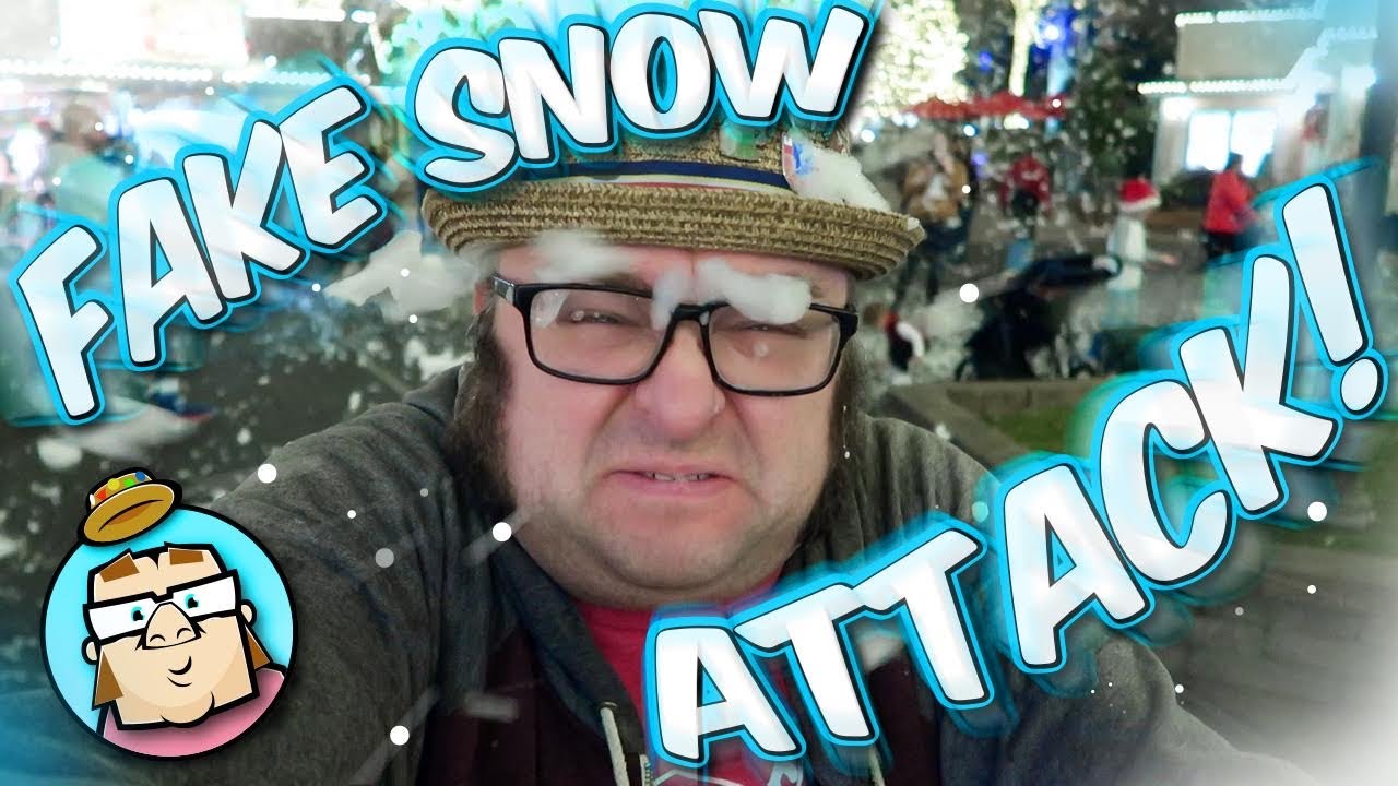 Intense Fake Snow!  Carowind's Winter Fest! Boo Blasters Refurbished!
