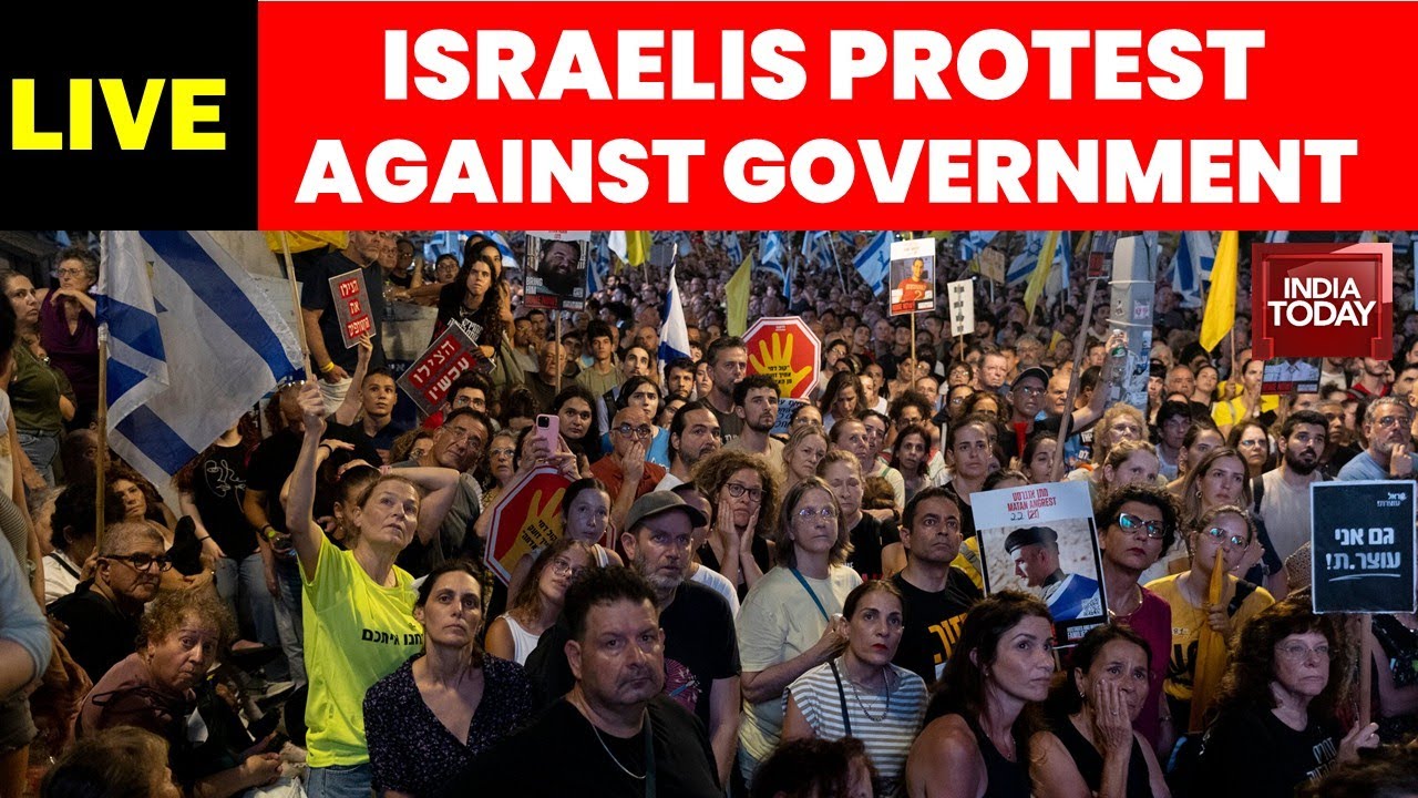 Protest in Israel LIVE: Israelis Rally Against the Government at Habima Square | Israel News LIVE