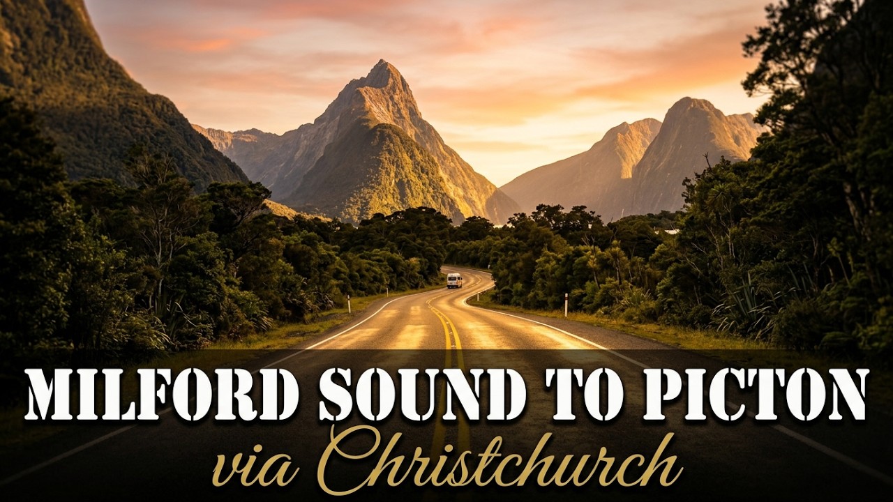 Milford Sound to Picton via Christchurch     A Complete Road Trip