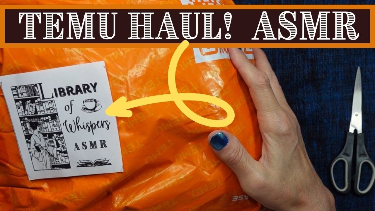 ASMR | Another Lovely Temu Package Unboxing! Whispered Show & Tell