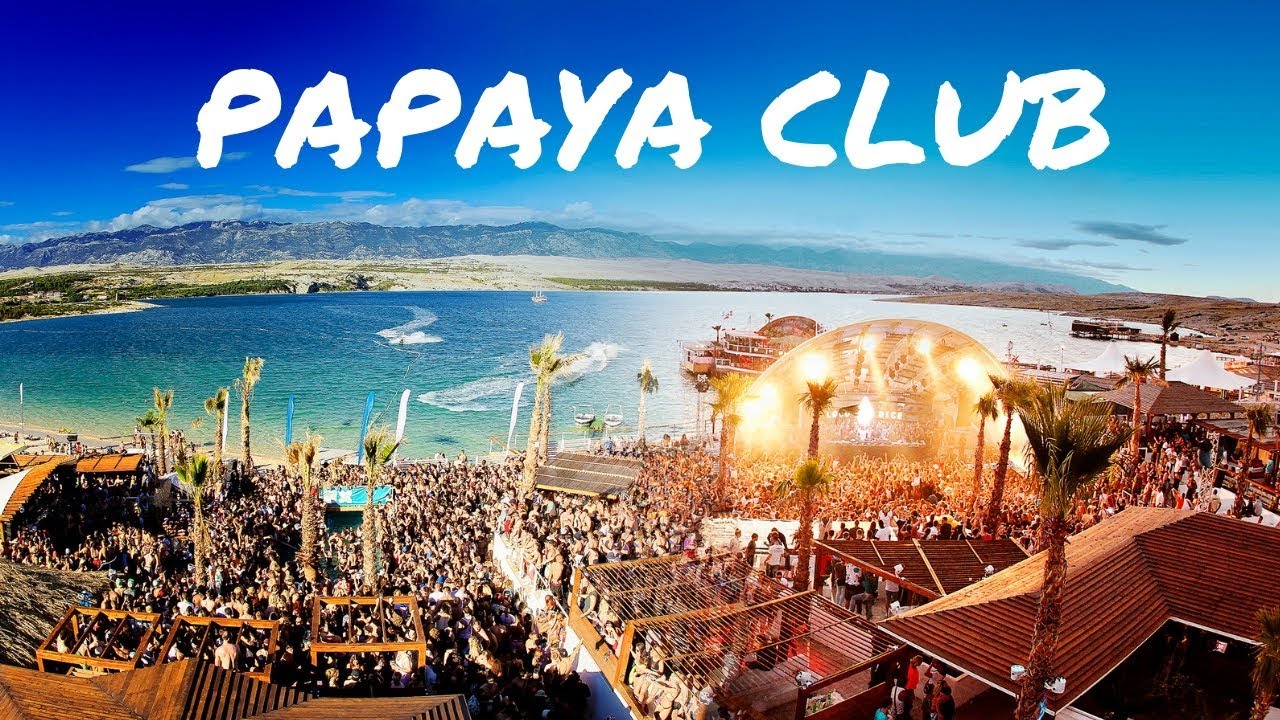 Summer destination, PAG ISLAND - ZRCE BEACH Papaya club